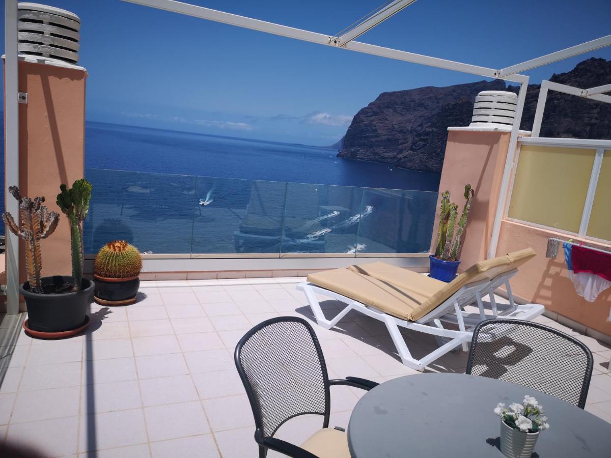 Luxury Apt. With Stunning Sea View Acantilado de los Gigantes Ngoại thất bức ảnh